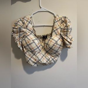 Cropped Shirt- Size M